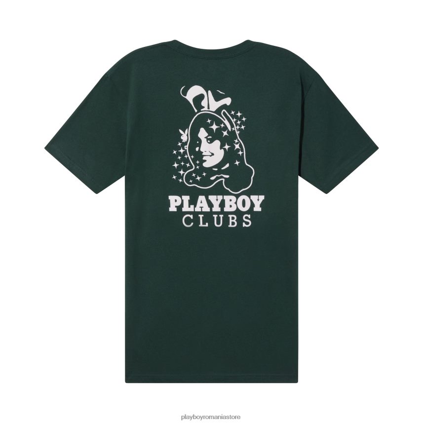 Playboy verde cu roz bărbați tricou iepuraș aniversar îmbrăcăminte 6NT0ZV276 Playboy verde cu roz bărbați tricou iepuraș aniversar îmbrăcăminte 6NT0ZV276